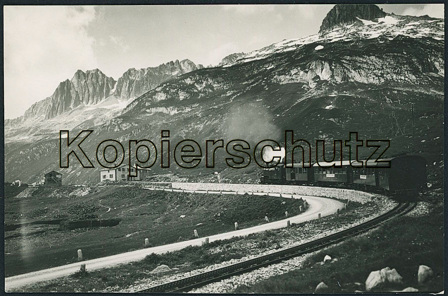 Ansichtskarten: GR Oberalp Pass  - Bahn FO – Neu (gemäss Beschreibung) aus Schindellegi von leecollect