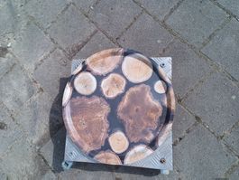 Tablet mit Holzoptik