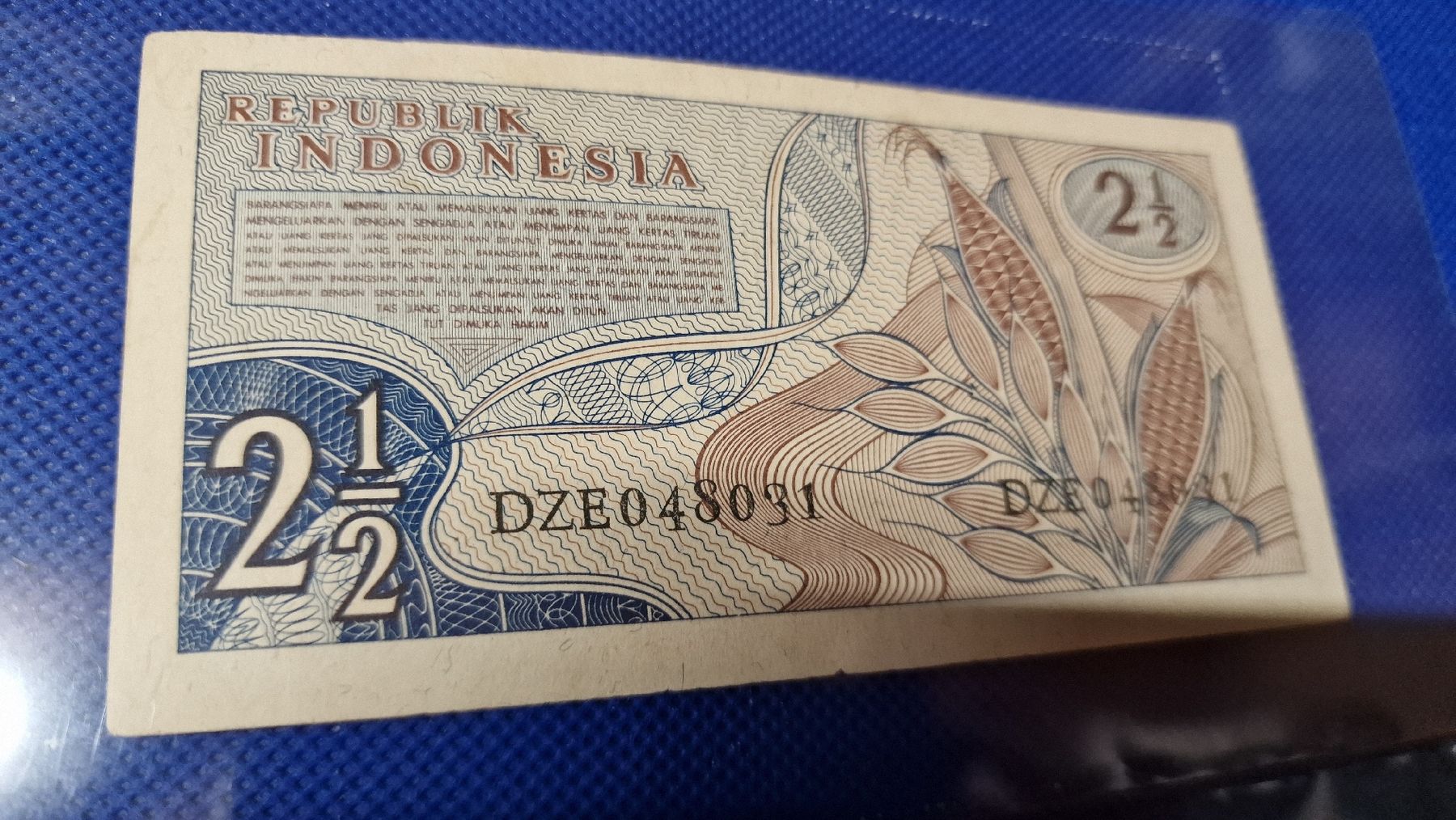 Banconote: Banknote Indonésia 1961 NEU – Nuovo e nell'imballaggio originale da Herisau venduto da Antiques.AR 1