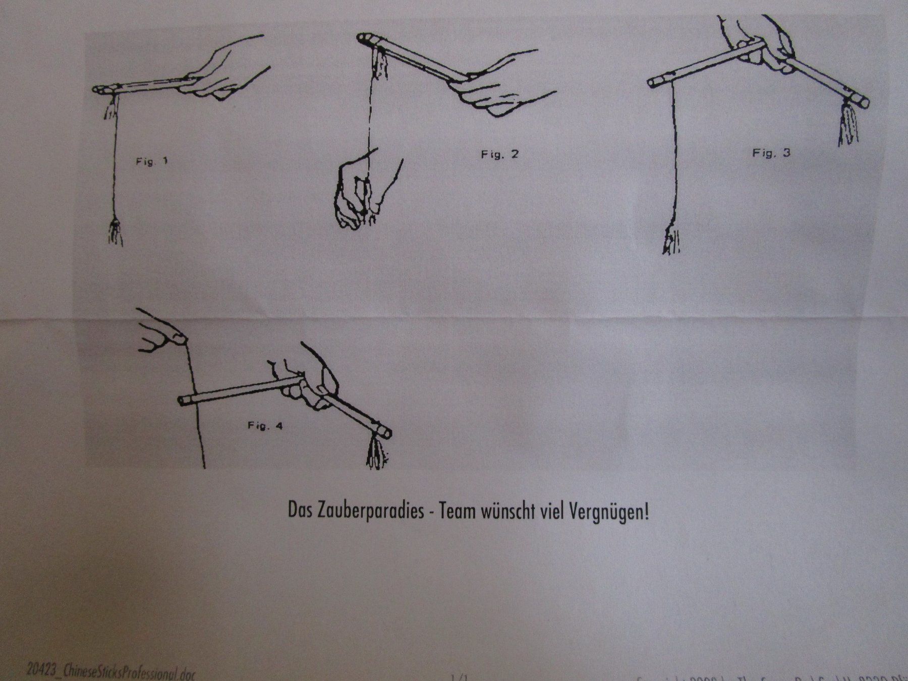 Spiele: Zaubertrick  CHINEESE STICKS Professional  Kovari – Gebraucht aus Ermatingen von Kobold007 2