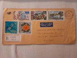 Lettre Wallis et Futuna - Cachet Premier Jour Mata-Utu 1976