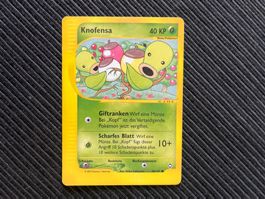 Pokemon Knofensa non Holo Aquapolis deutsch
