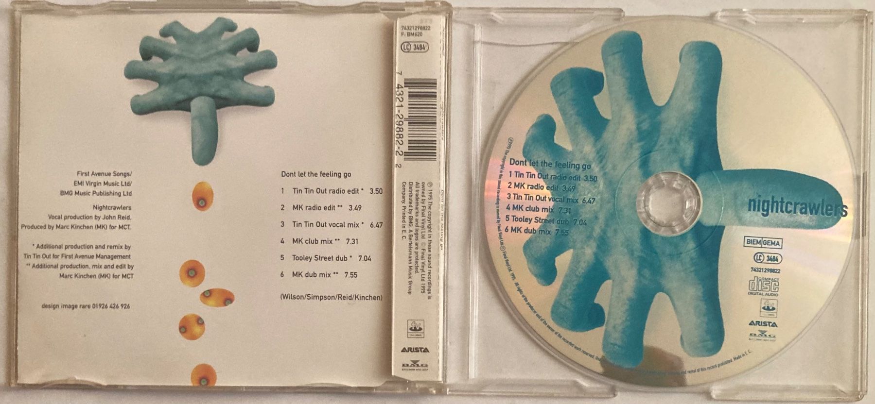 CD: NIGHTCRAWLERS FEATURING JOHN REID - DONT LET THE FEELING GO – Usato da Poliez-Pittet venduto da Newtown-Records 1