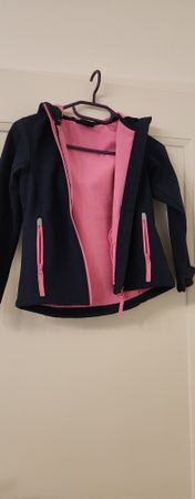 Giacca Softshell YFK bambina/ragazza, blu/rosa, taglia 128