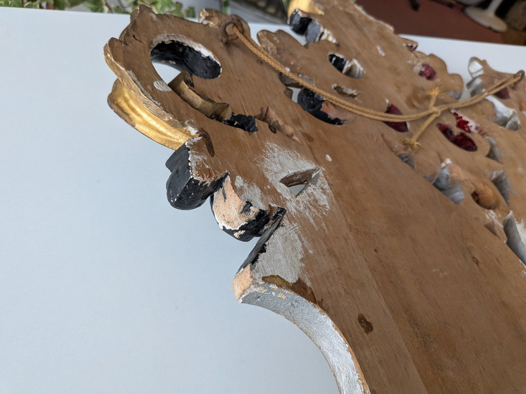 Sculture & Statue: Grosses Holzwappen – Usato da Emmen venduto da Brockofsky 6