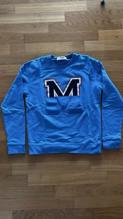 Sweatshirt MSGM blau mit Logo Grösse S