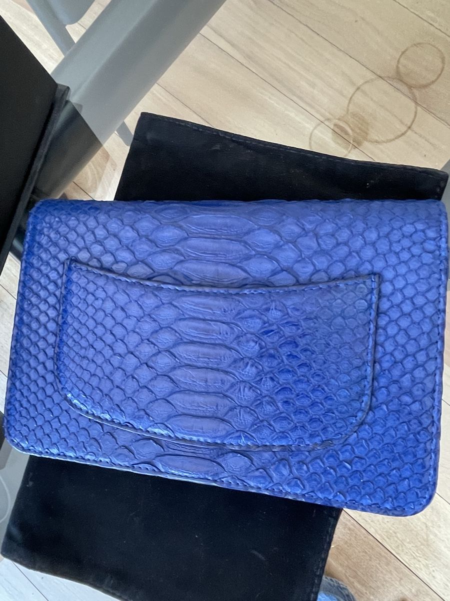 Chanel Taschen für Damen: Chanel Wallet on Chain WOC Blue Python – Gebraucht aus Cologny von fab_ez 5