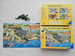 Ravensburger Schleich Puzzle Krokodil 35 Teile