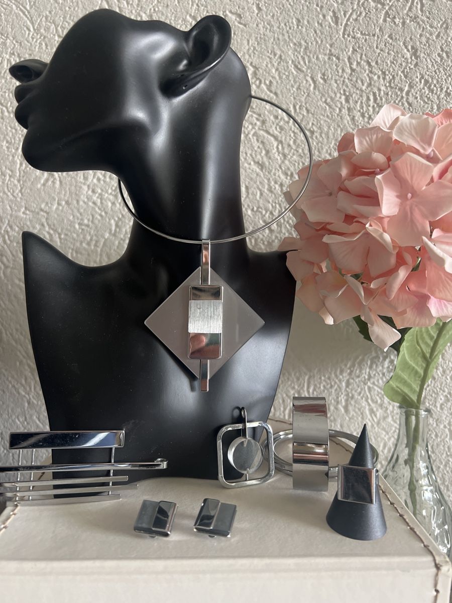 Sonstiger Schmuck: Edelstahl Schmuckset, 8-teilig – Gebraucht aus Seon von Sunny-Schmuck78
