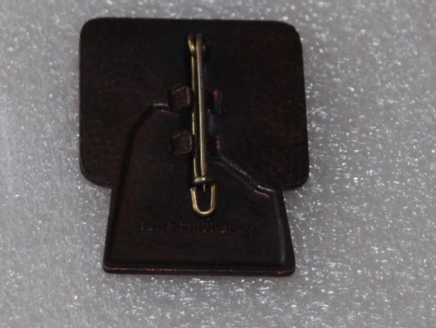 Plaketten & Abzeichen: Basler Plakette Kupfer 1990 – Gebraucht aus Basel von veralt 1