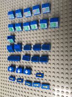 30 bedruckte LEGO Space Bausteine, Topzustand