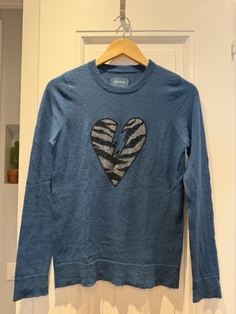 Zadig&Voltaire 100% cashmere blue sweater size M