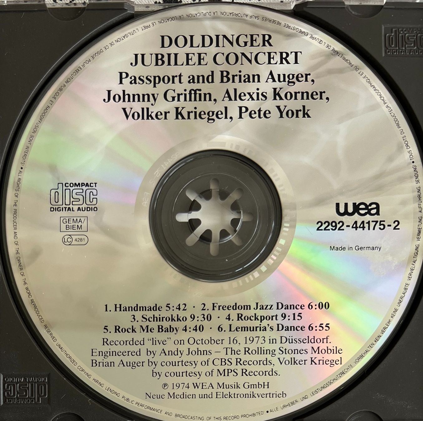 CD: PASSPORT DOLDINGER / Jubilee Concert – Usato da Bischofszell venduto da kustavi 2