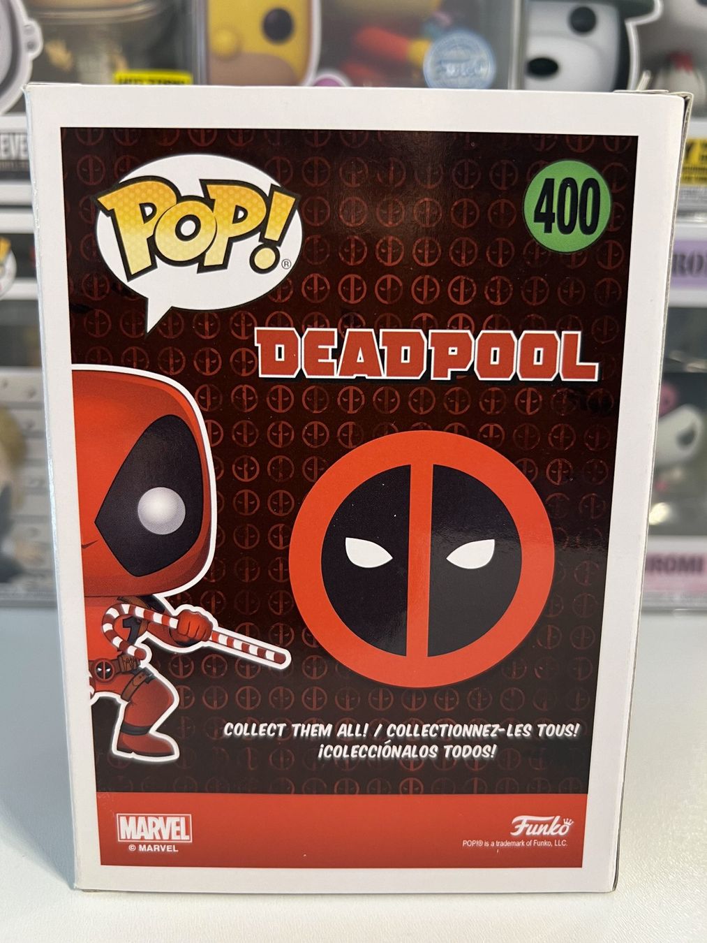 Funko Statuette: Funko POP! Marvel Holiday  Deadpool (With Candy Canes) – Nuovo e nell'imballaggio originale da Le Mouret venduto da perfectbijou 2