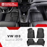 5D Premium Auto Fussmatten für Volkswagen ID3  ab 2019