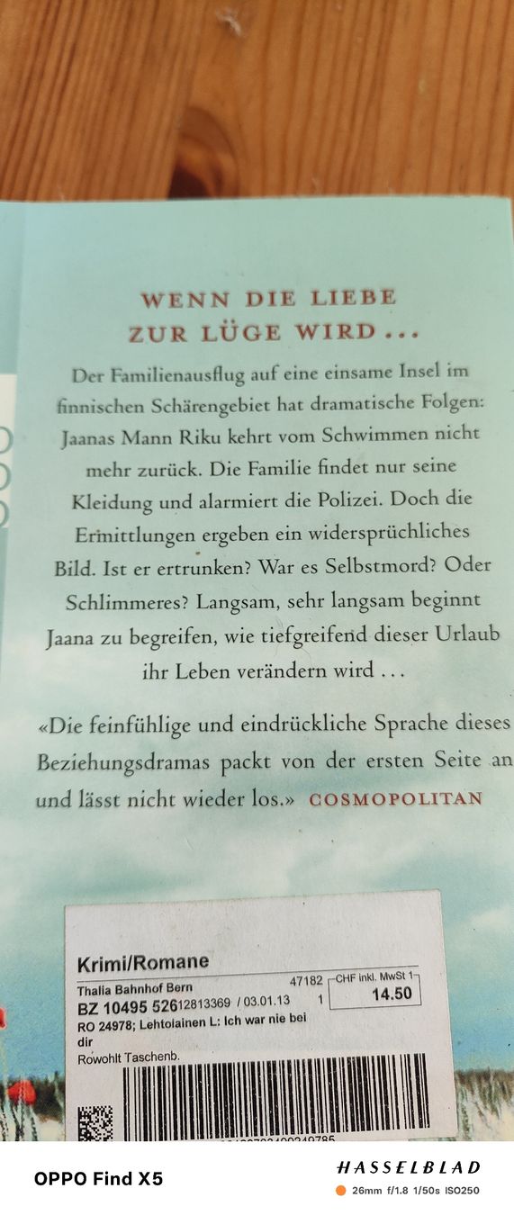 Libri: Ich war nie bei Dir – Usato da Volken venduto da katz5 2