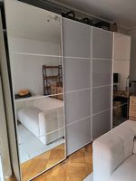 Armoire IKEA PAX 4 portes (2 miroirs)