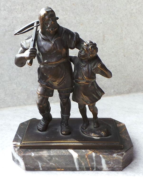 Régule Figur Wilhelm TELL & sein Sohn 1,1 kg Kaufen auf Ricardo