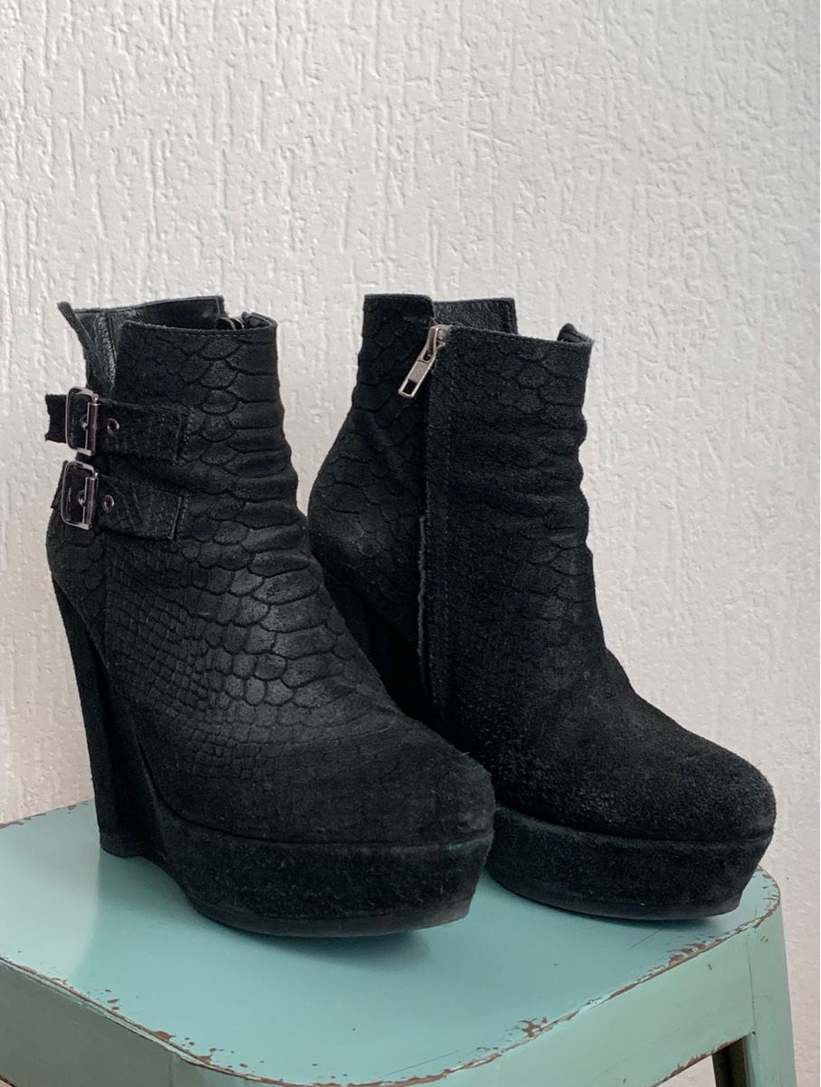 Kooples Scarpe da donna: Plateformes compensées THE KOOPLE daim serpent 🐍 38 – Usato da Lausanne venduto da Xiaoxi 1