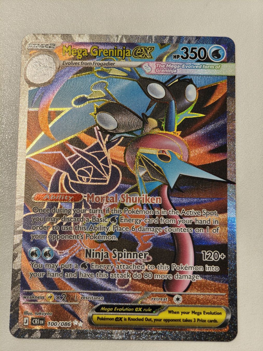 Pokémon Cartes à collectionner: Mega Greninja EX 100/086 EN – Neuf (Voir description) à Therwil par Cordachu_Trade