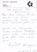 Birgit Steinegger Autogramm signiert Karte 10x15cm Radio DRS
