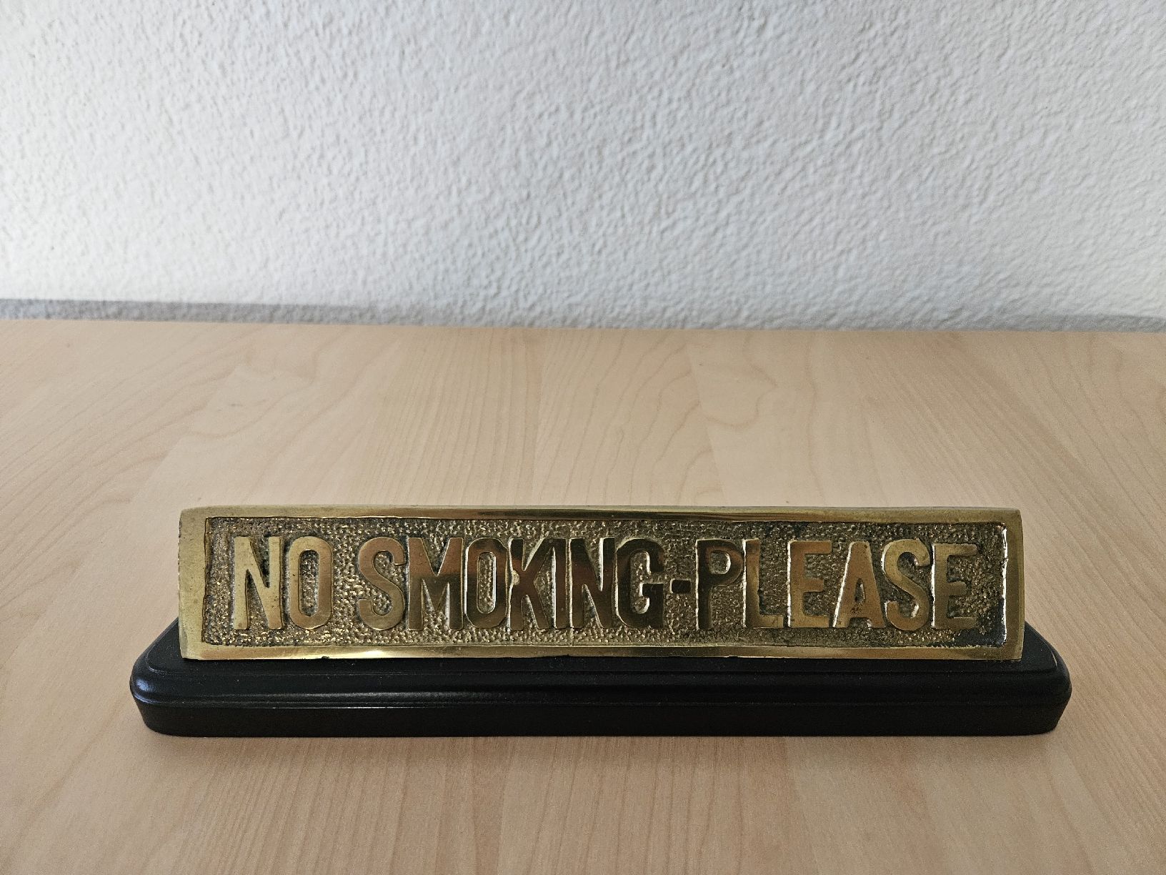 Statuette: Vintage "No Smoking Please" Figur, Briefbeschwerer etc. – Usato da Wiezikon b.Sirnach venduto da wiezikon.vintage