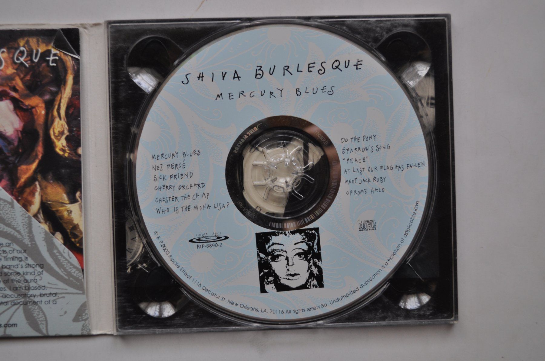 CD: Shiva Burlesque - Mercury Blues – Usato da Marin-Epagnier venduto da Vinil68 2