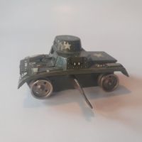 Vintage Blechspielzeug Panzerwagen