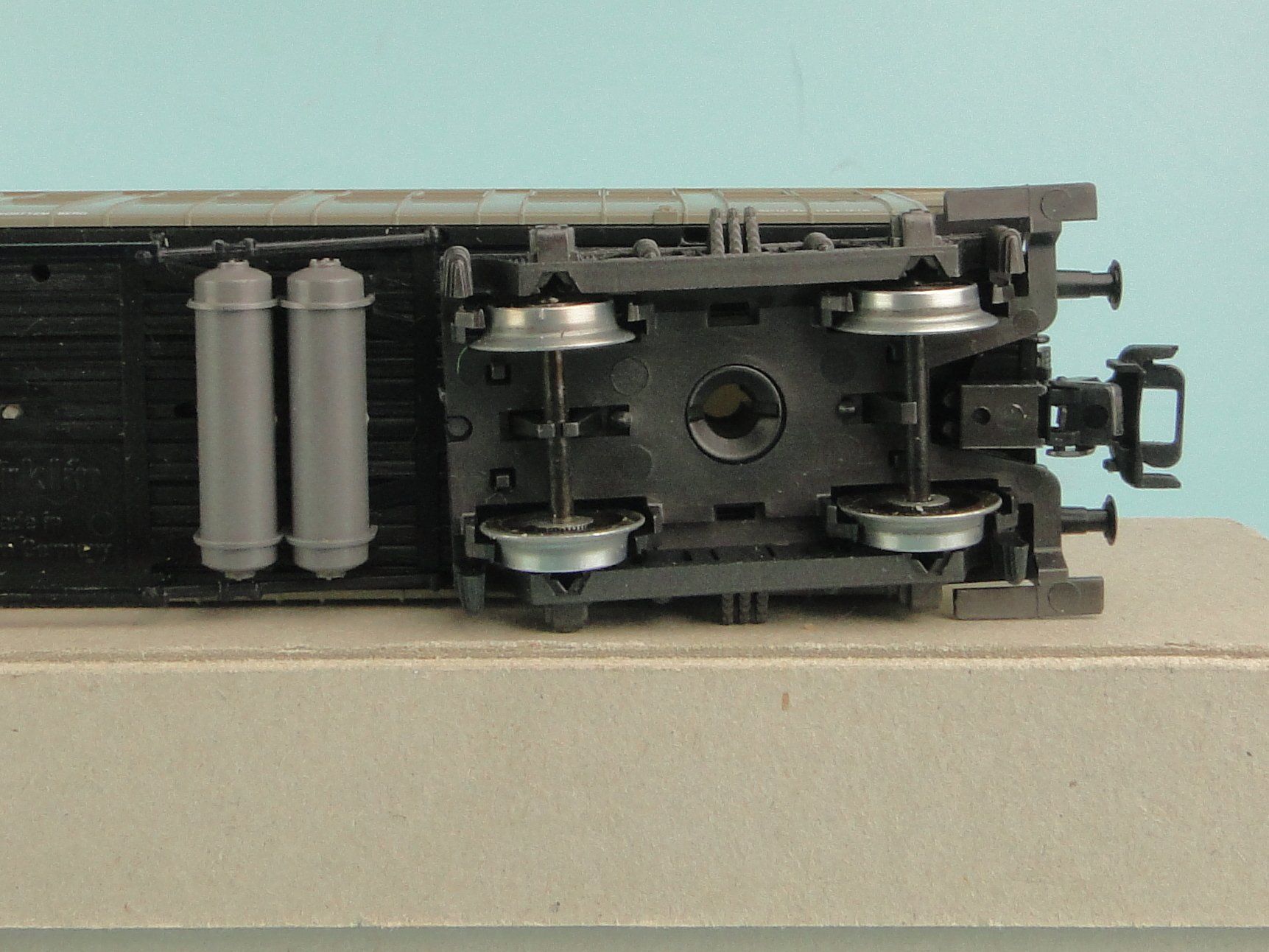 Märklin Modellini di ferrovie: Märklin 4214 Plattformwagen – Usato da Bülach venduto da cann11 3