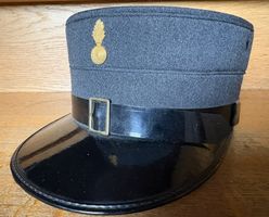 Alte Feuerwehr-Uniformmütze Genf