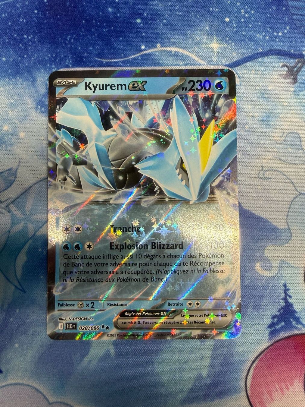 Pokémon Carte collezionabili: Kyurem EX - BLK 028 FR – Nuovo (secondo la descrizione) da Courgenay venduto da ScamBoxOff