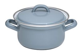 RIESS Emaille Kasserolle Kochtopf 0.75L