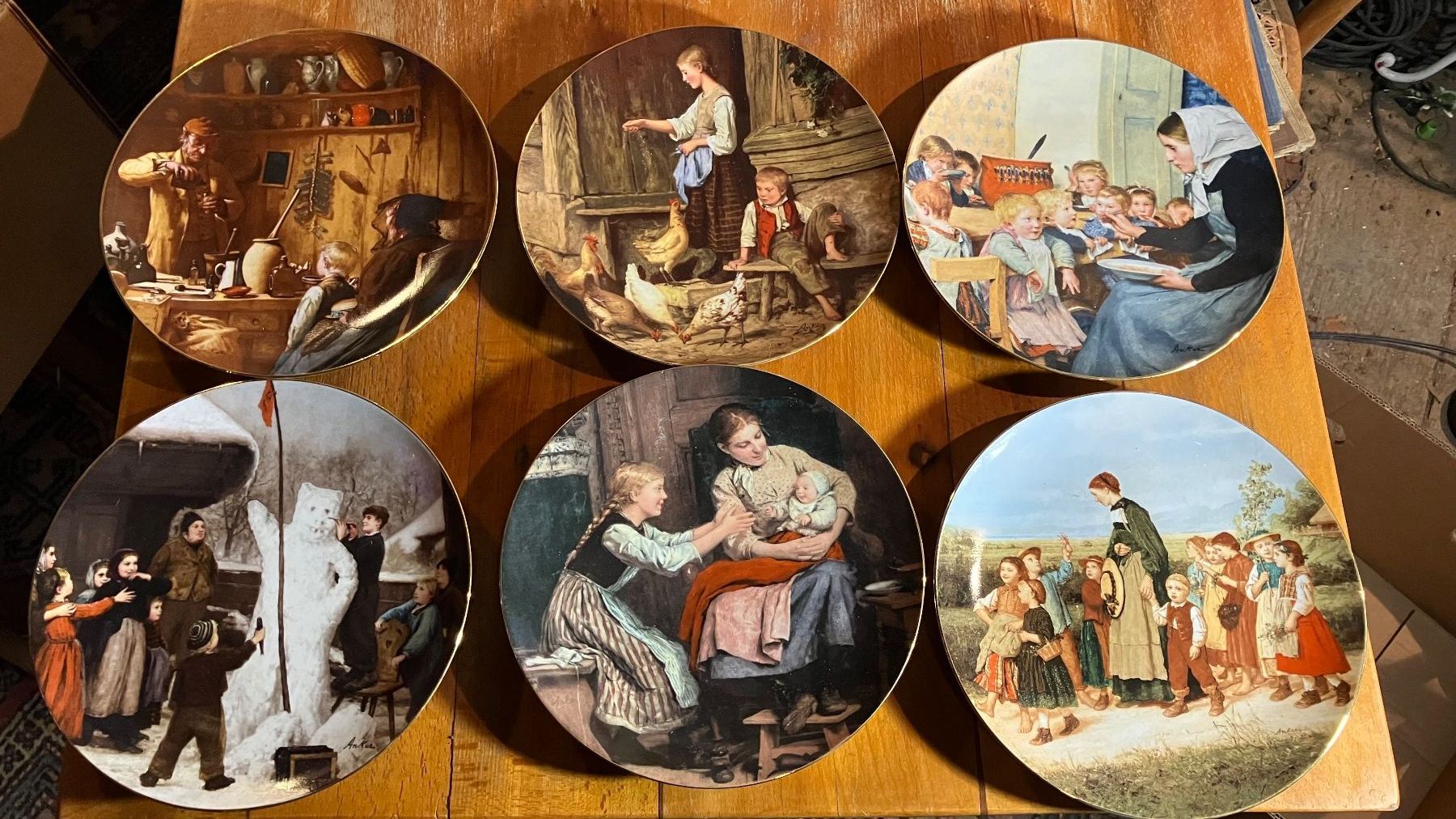 Piatti: Assiette Teller Anker collection Sammlung Langenthal – Usato da St-Cierges venduto da LeRegain