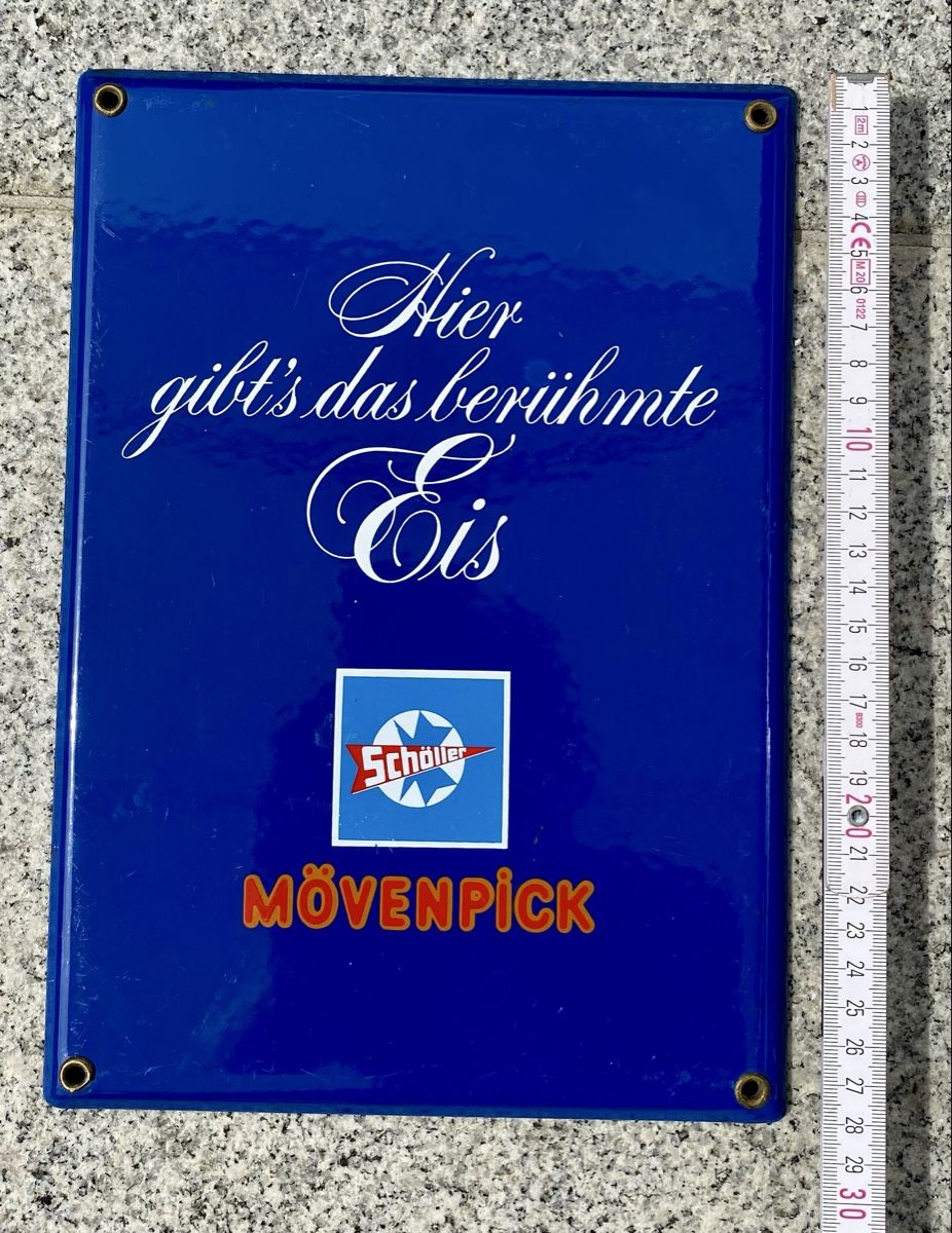 Insegne: Emaille Schild Mövenpick – Usato da Rotkreuz venduto da Once0 1