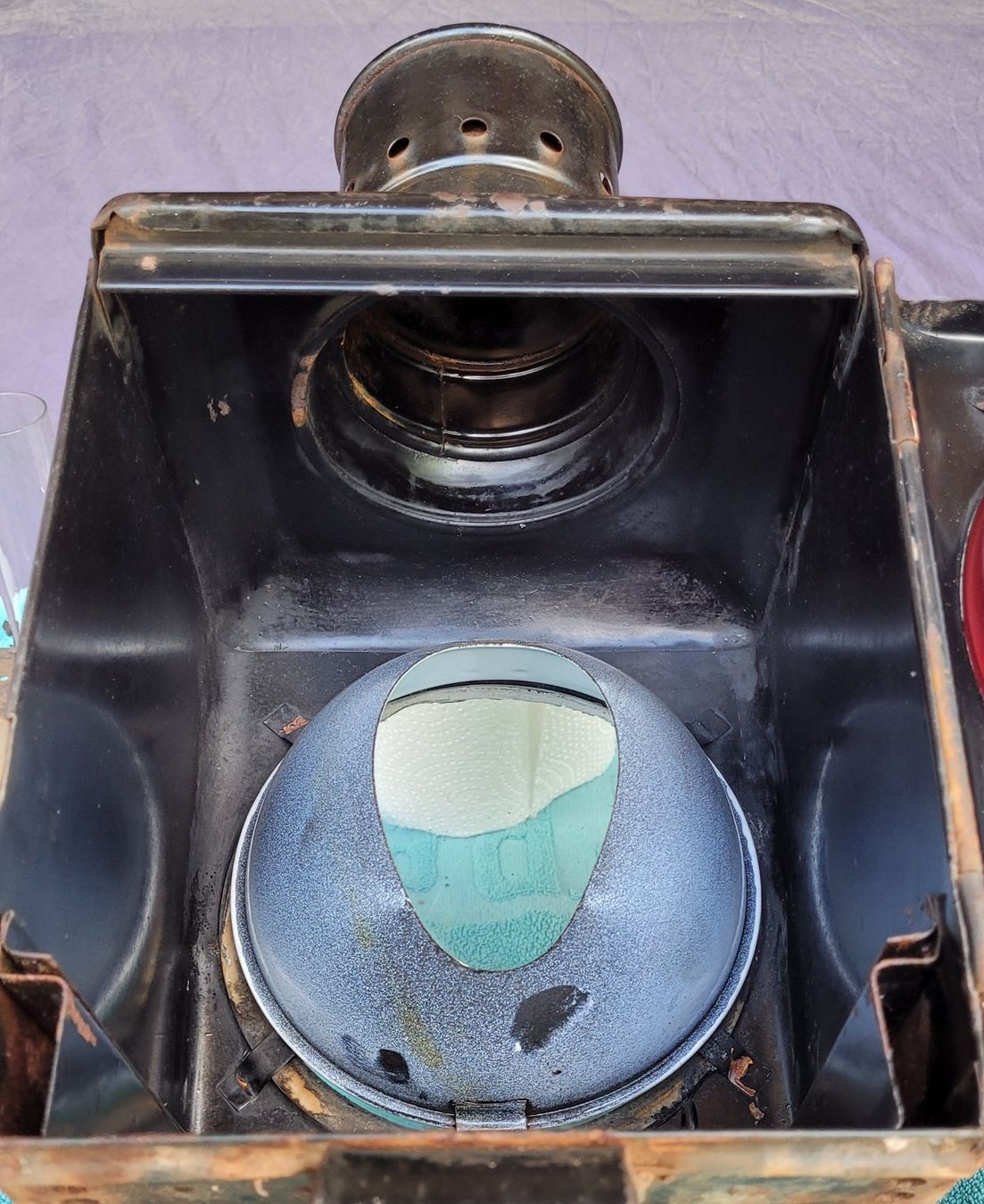 Altro in Decorazioni & Accessori: Antike Weichenlampe Petroleum – Usato da Thun venduto da Engel114 4
