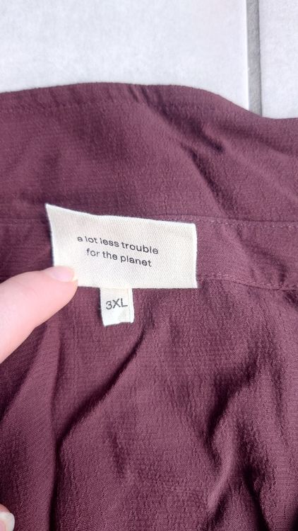 Vestiti: a lot less Blusenkleid, braun - aubergine XXL – Usato da Wattwil venduto da LaLa90 2