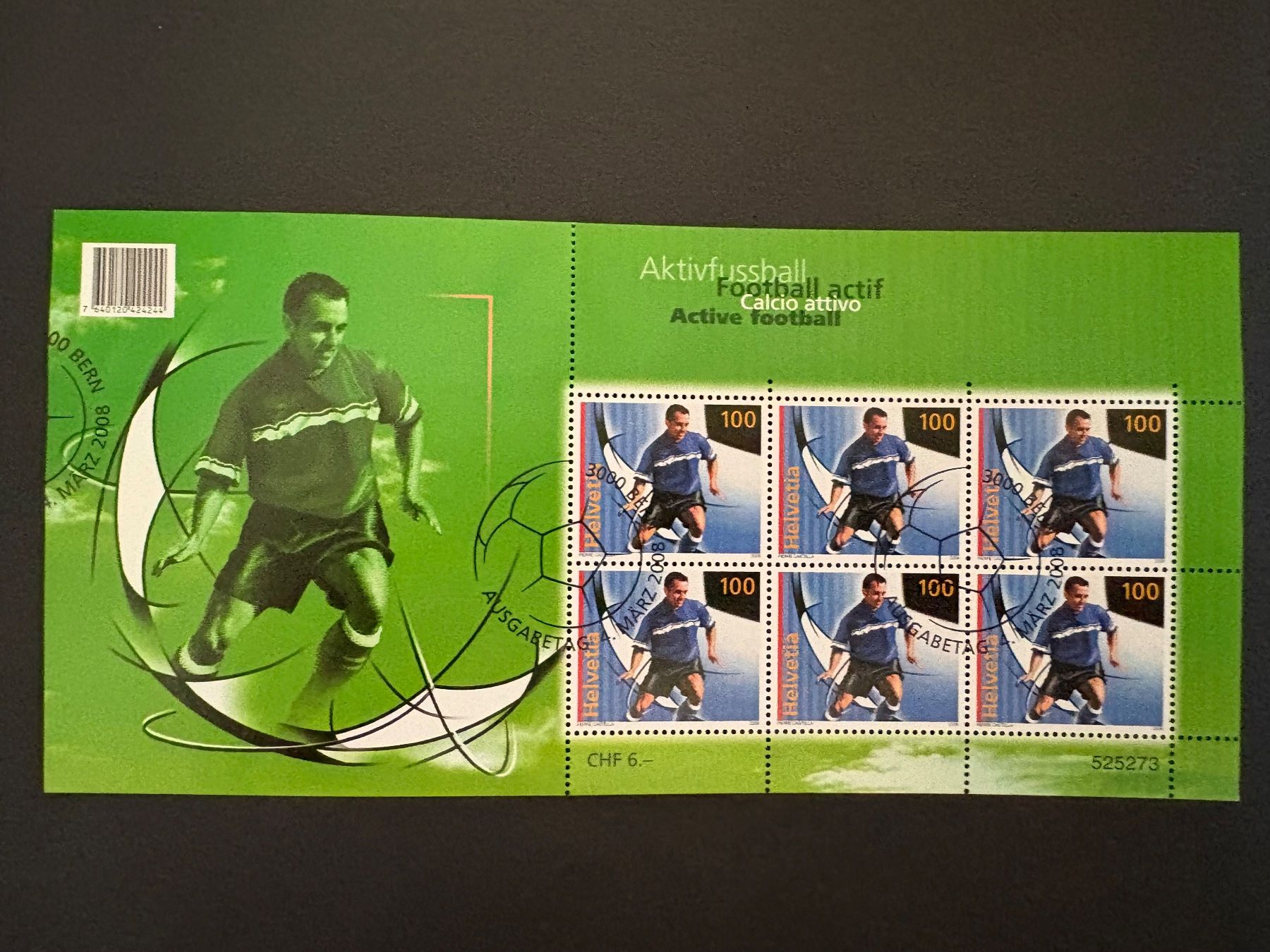 Alle Briefmarken: Kleinbogen,   MiNr. 2045 Schweiz, 2008 – Gebraucht aus Steinmaur von Nicorutishauser