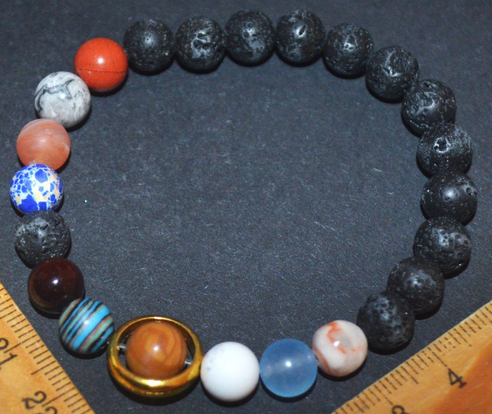 Bracciali & Braccialetti: Armband B-973 – Lava mit Galaxy 19cm elastisch – Nuovo e nell'imballaggio originale da Goldiwil (Thun) venduto da han_v5b7 3