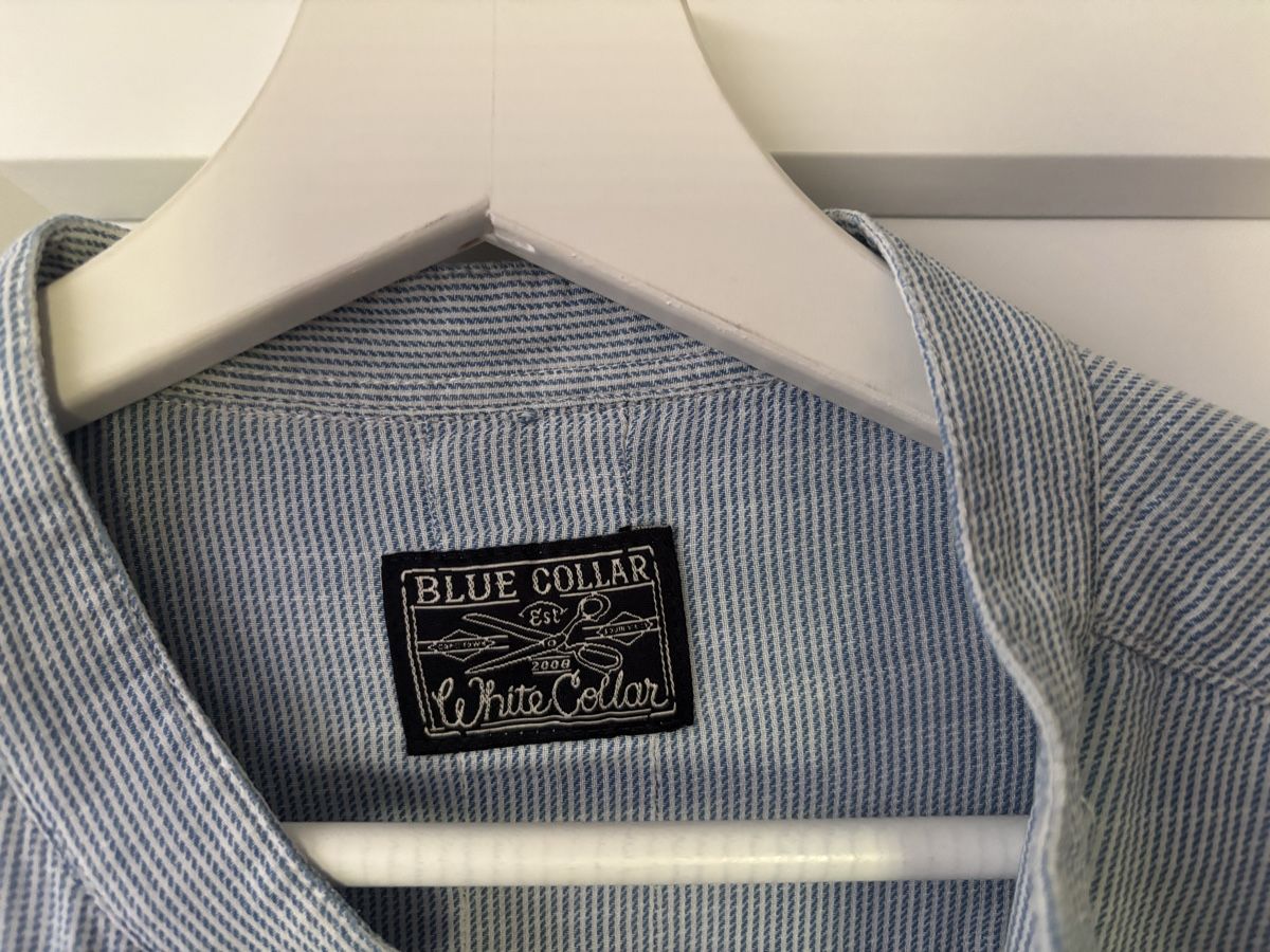 Camicie: Blue Collar / White Collar Hemd Hellblau Gr. L – Usato da Zürich venduto da mho_rw88 3