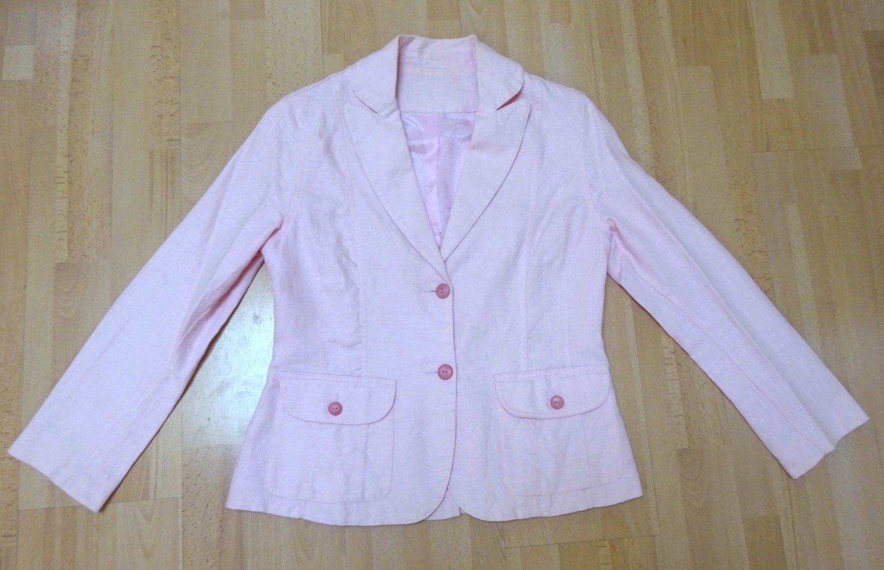 Giacche: Leinen Blazer - rosa - Grösse 38/40 – Usato da Zofingen venduto da Justizia_01