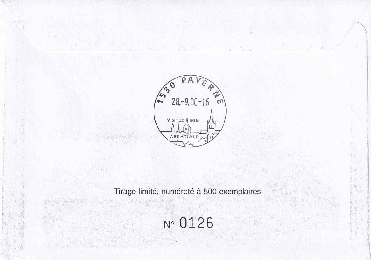 Tutti i francobolli: Vol commémoratif Avenches - Payerne 2000 – Usato da Baar venduto da Asmara111 1