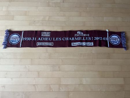 Servette FC Vintage Schal Écharpe Adieu les Charmilles