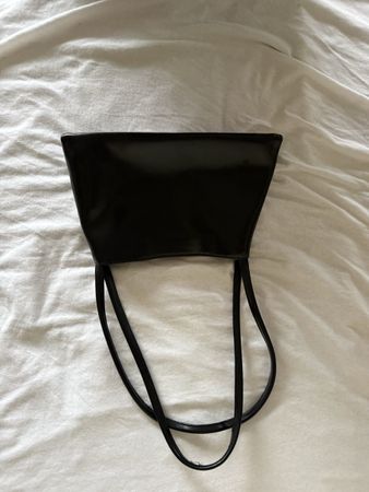 Handtasche Essentiel schwarz Schultertasche gebraucht