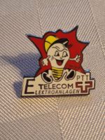 Pin PTT Telecom Elektroanlagen bunt gebrauchter Zustand
