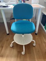 IKEA VIMUND Schreibtischstuhl für Kinder Blau