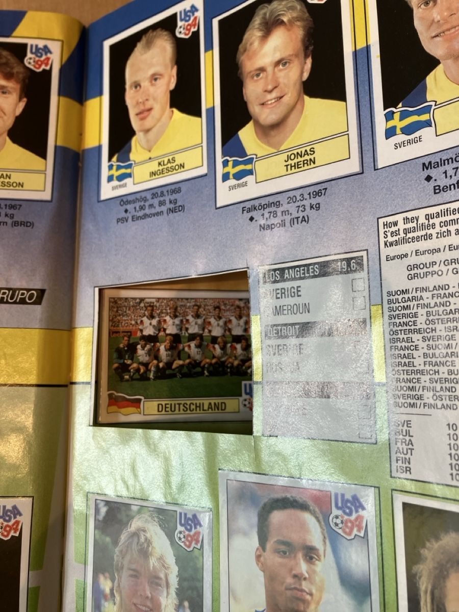Panini Album: Panini-Album Word Cup defekt  – Difettoso da Glarus venduto da Jhuber78 2