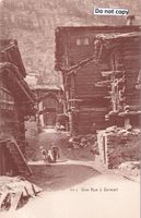 Zermatt  VS   -    urchige Dorf-Passage