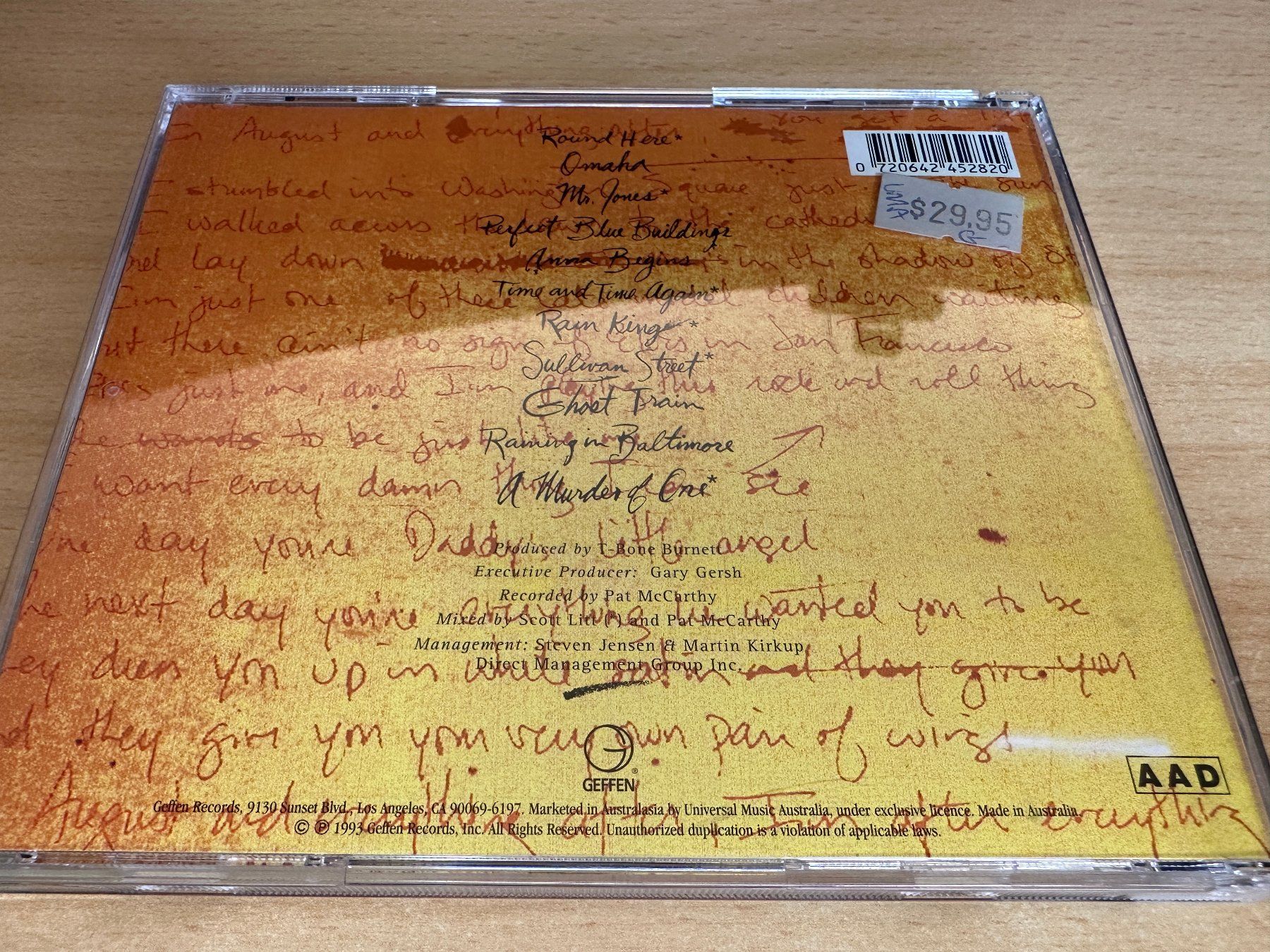 CD: Counting Crows – August And Everything After – Usato da Rikon im Tösstal venduto da Alpenmutz 1