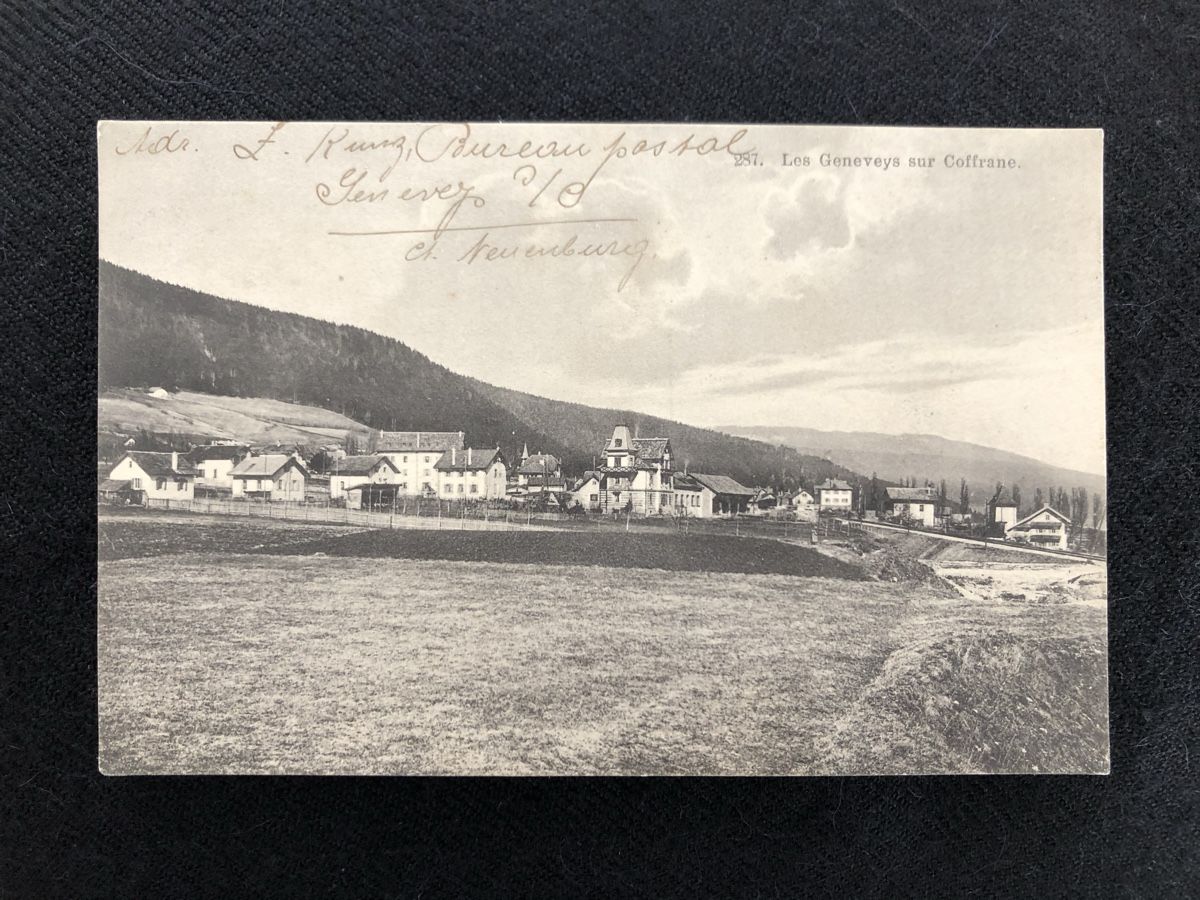 Cartoline postali: Ansichtskarte Les Geneveys sur Coffrane – Usato da Näfels venduto da fritzjk