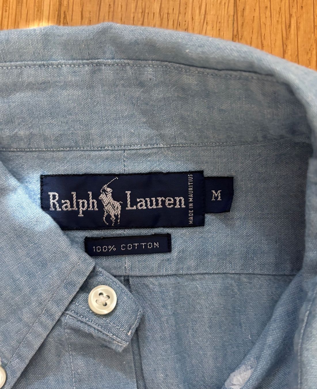 Ralph Lauren Camicie: Ralph Lauren Blau Hemd (Chambray), M – Usato da Cham venduto da Merdek123 1